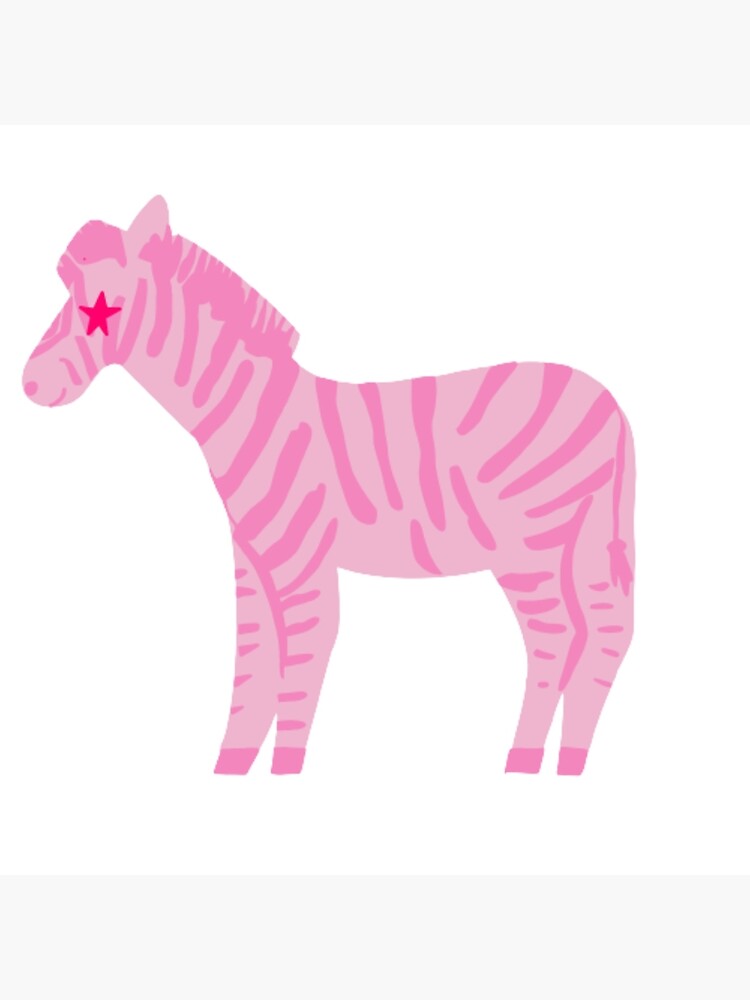 Pink Zebra Print | Art Board Print