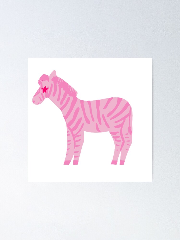 Preppy Zebra | Poster