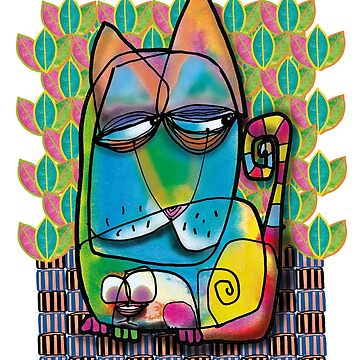 Vorschaubild zum Design Bunte Katze mit Maus von Raduna