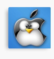 Linux Apple Canvas Print