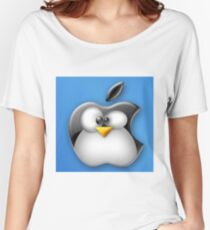 Linux Apple Women's Relaxed Fit T-Shirt