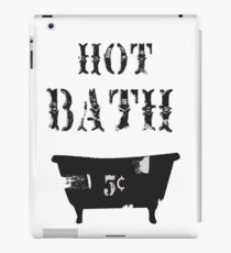 hot bath iPad Case/Skin