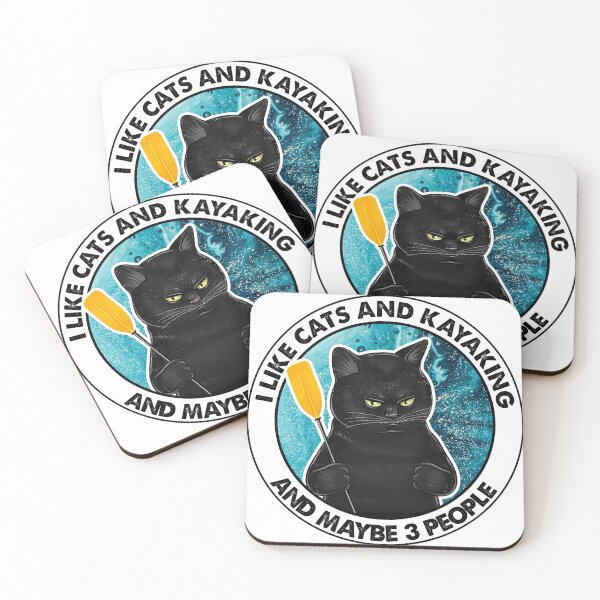 Item preview, I Like Black Cat And Kayaking And Maybe 3 People designed and sold by RobeLan.