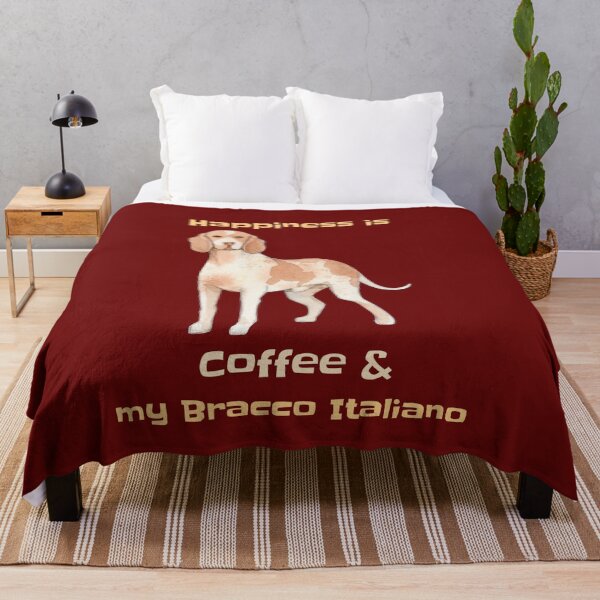 Item preview, Happiness Is Coffee And My Bracco Italiano. Coffee Dog Lover designed and sold by Rebel-Design.