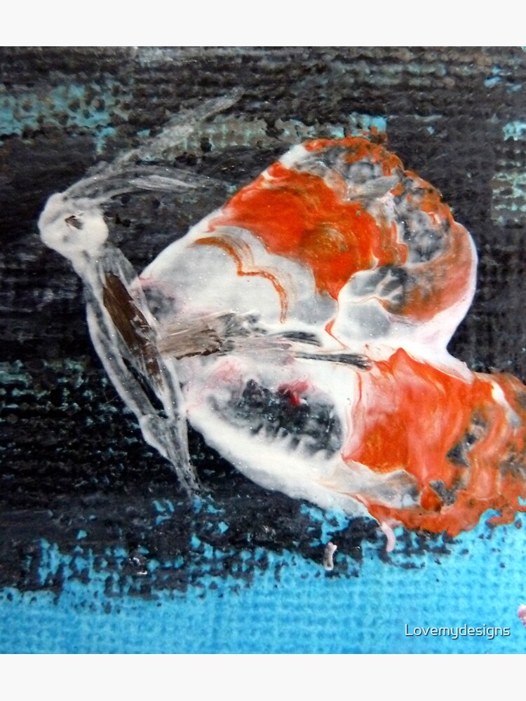 Orange butterfly.Palette knife painting by Lovemydesigns