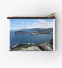 Crescent Bay and Brown Mt with Cape Raoul beyond Studio Pouch