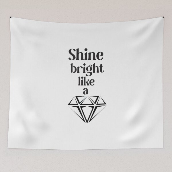Aperçu de l'œuvre Brillez comme une citation de diamant créée et vendue par Faredesign.