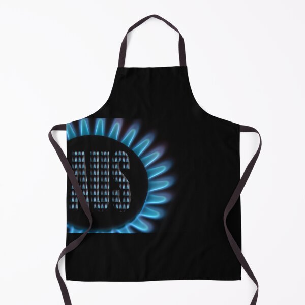 Item preview, Gas flame from a hob with the word AUS (German) with an overlay of smaller flames. designed and sold by funkyworm.
