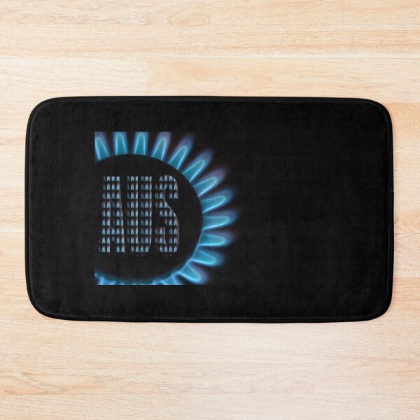 Item preview, Gas flame from a hob with the word AUS (German) with an overlay of smaller flames. designed and sold by funkyworm.