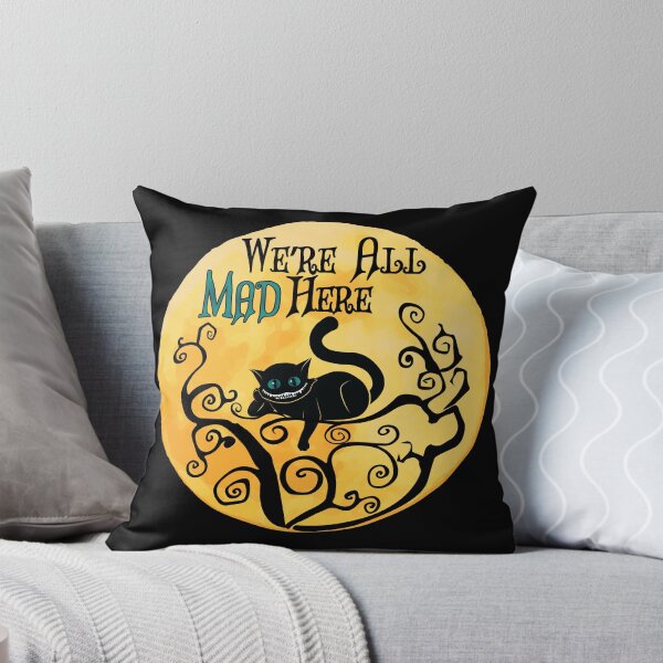 Item preview, Were All Mad Here - Cheshire Cat - Alice in Wonderland designed and sold by TheInkElephant.