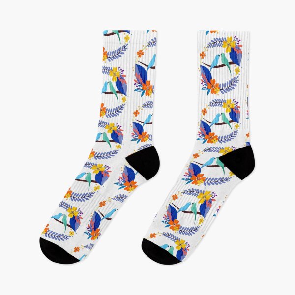 Item preview, Colourful and Bright Parrot Couple - A Love Birds Design designed and sold by CreativNode.