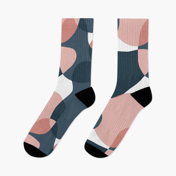 Item preview, Navy and pink color block designed and sold by autumnchu.