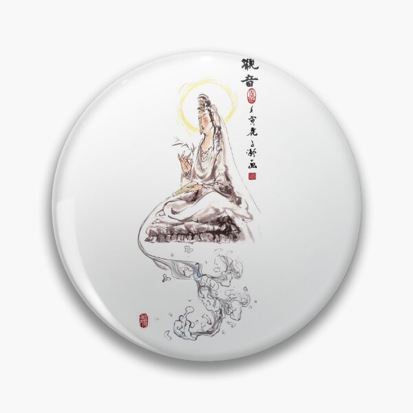 Item preview, Goddess of Mercy pouring Blessings designed and sold by Huluhua.