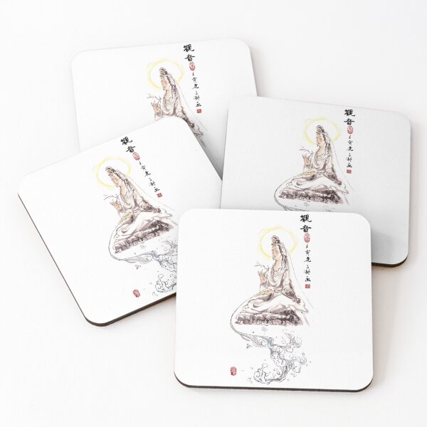Item preview, Goddess of Mercy pouring Blessings designed and sold by Huluhua.