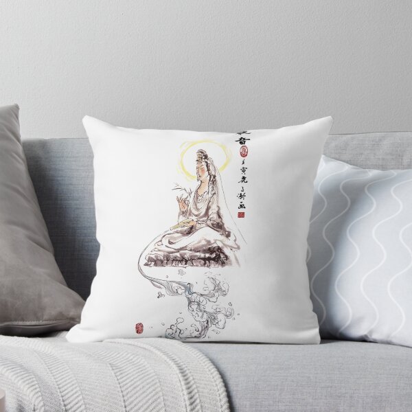 Item preview, Goddess of Mercy pouring Blessings designed and sold by Huluhua.