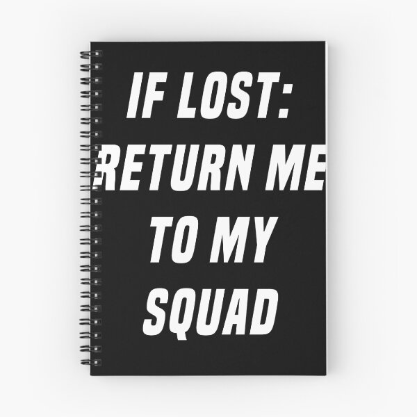 Item preview, If lost: return me to my squad designed and sold by ellystrueber.