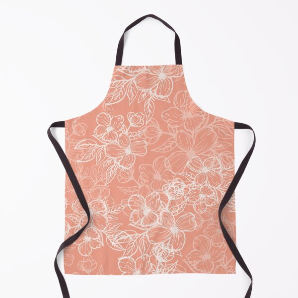 Item preview, Flower pattern Peach Orange designed and sold by AlexandraNN.