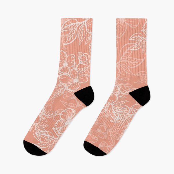 Item preview, Flower pattern Peach Orange designed and sold by AlexandraNN.