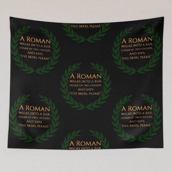 Item preview, A Roman walks into a bar  designed and sold by RonaldHar29875.
