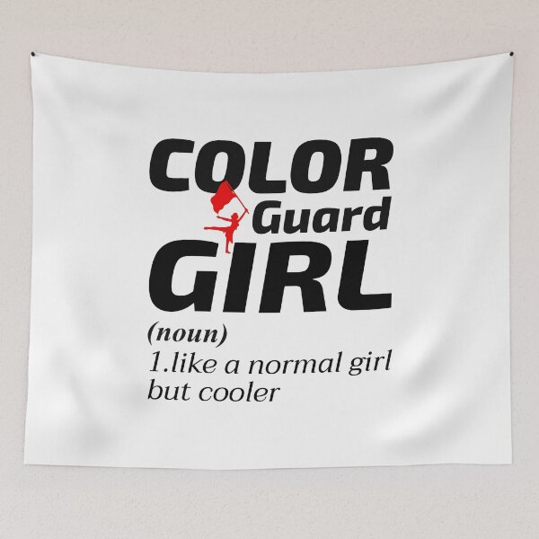 Item preview, Color Guard Flag Corps Dance Marching Band Student designed and sold by CuteDesigns1.
