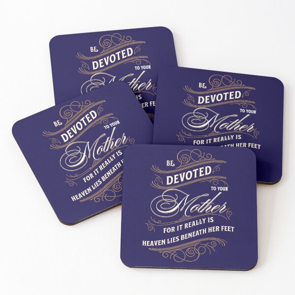 Item preview, Heaven Lies Beneath Mother's Feet - Mother's Day Birthday Quotes Gifts designed and sold by Coffee Partee.