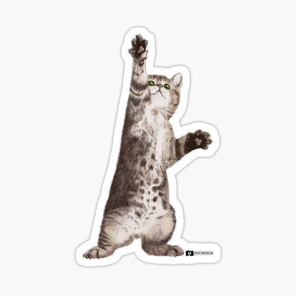 Dancing Kitten 02 Sticker