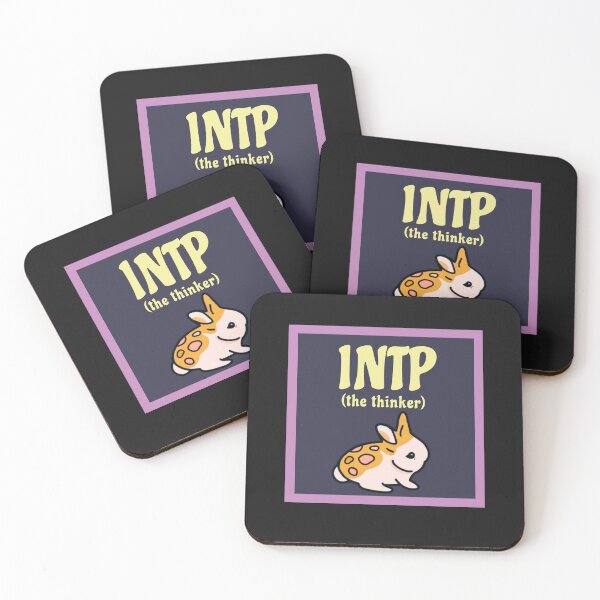 Item preview, INTP Personality Type Cute Bunny (The Thinker Personality) | Behavioral Health Awareness designed and sold by wigobun.