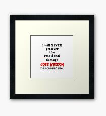 Joss Whedon Framed Print