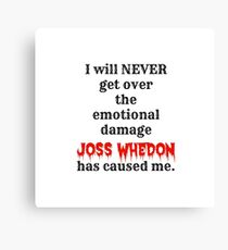 Joss Whedon Canvas Print