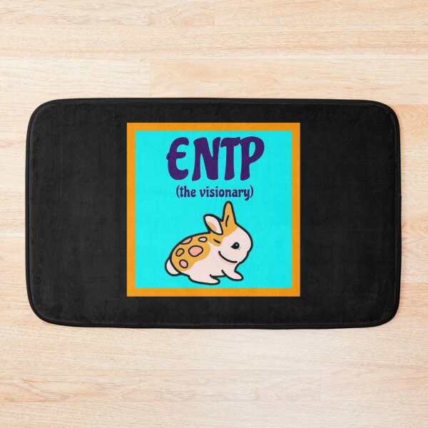 Item preview, ENTP Personality Type Cute Bunny (The Visionary Personality) | Mental Health Awareness designed and sold by wigobun.