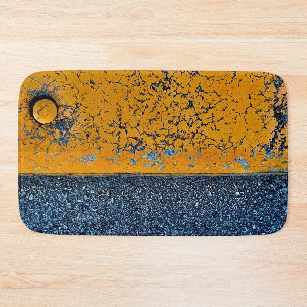 Item preview, Gravel Road with Yellow Parking Hump designed and sold by CraveArt.