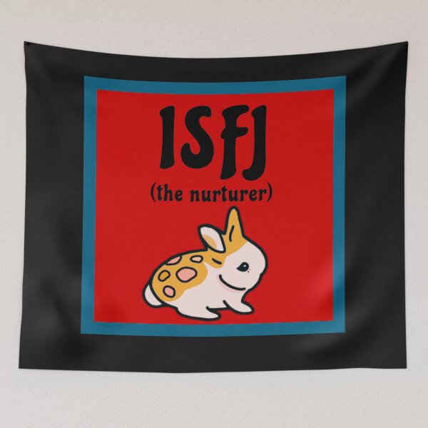 Item preview, ISFJ Personality Type Cute Bunny (The Nurturer Personality) | Mental Health Awareness designed and sold by wigobun.