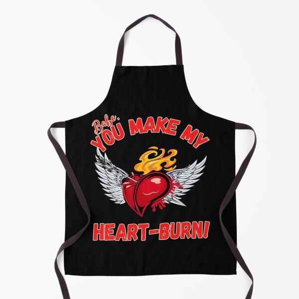 Item preview, You Make My Heart-Burn Funny Retro designed and sold by my-green-gecko.
