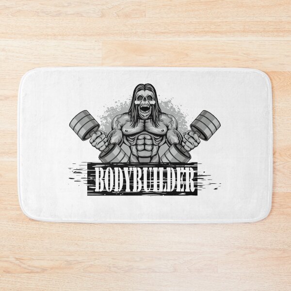 Item preview, motivational fitness print with bodybuilder designed and sold by amid999.
