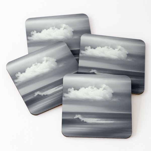 Item preview, Water Echoes - Abstract Seascape With Cloud and Wave designed and sold by Dyrk Wyst Redbubble Shop.