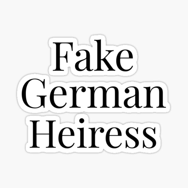 Item preview, Fake German Heiress Classic T-Shirt designed and sold by SusanSchmidts.