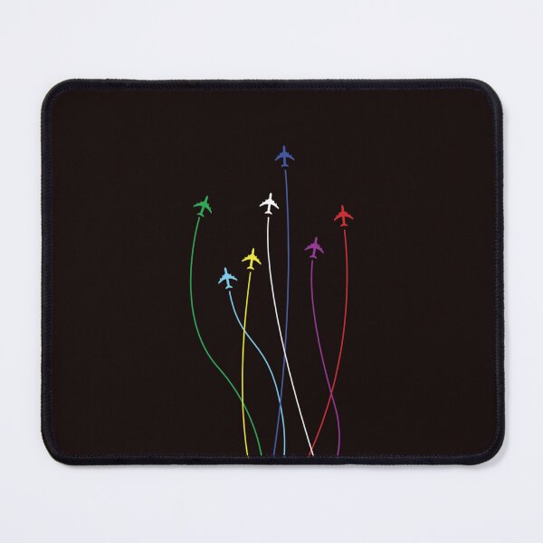 Item preview, Rainbow airplanes flying on eachother Classic T-Shirt designed and sold by ThomasWindfuhr.