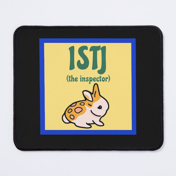 Item preview, ISTJ Personality Type Introverted Cute Bunny (The Inspector Personality) Mental Health Awareness designed and sold by wigobun.