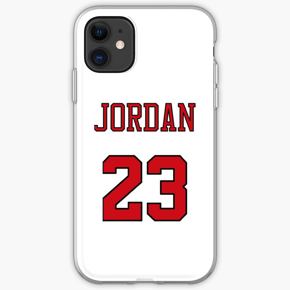"Michael Jordan 23 Jersey Phone Case" iPhone Case & Cover by