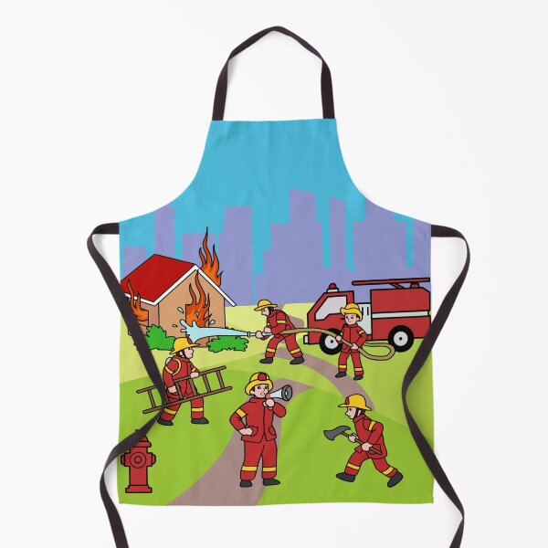Item preview, Firefighter Gifts Kids Thin Red Line Fire Truck Fire Engine Firefighter designed and sold by DSWShirts.
