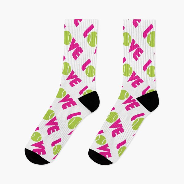 Item preview, Love tennis pattern with white background designed and sold by EvieWoj.