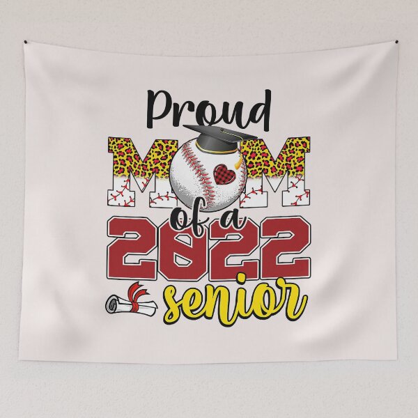 Item preview, Proud Mom Of A Senior 2022 Baseball Mom Graduate Graduation designed and sold by zorinaabzs143.