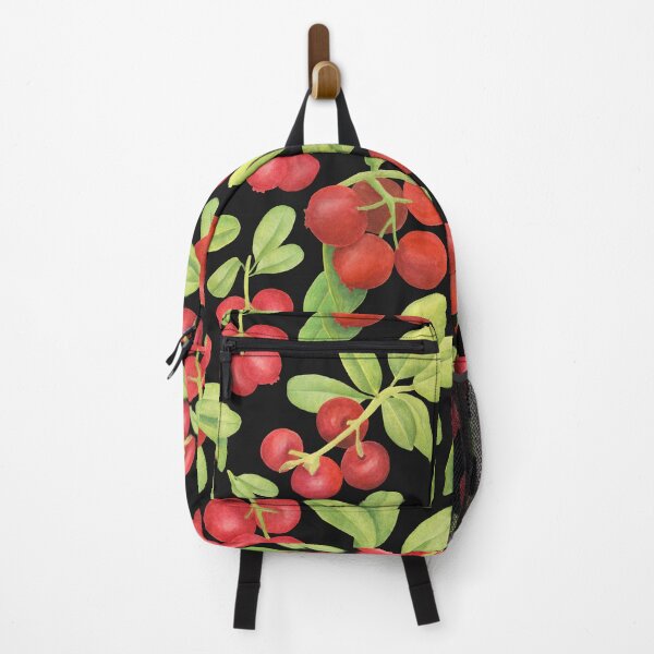 Item preview, Red berry on a branch pattern. Forest berry décor designed and sold by PeacefulArtUkr.