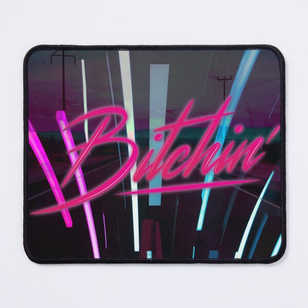 Item preview, Pink Neon Bitchin' Quote designed and sold by TotalTeeGeek.