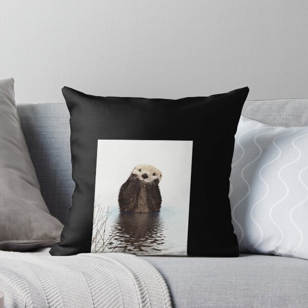 Item preview, Adorable Smiling Otter in Lake Classic T-Shirt designed and sold by KevinWeissmann.