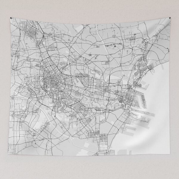 Item preview, Tianjin City Map of China  - Light designed and sold by deMAP.