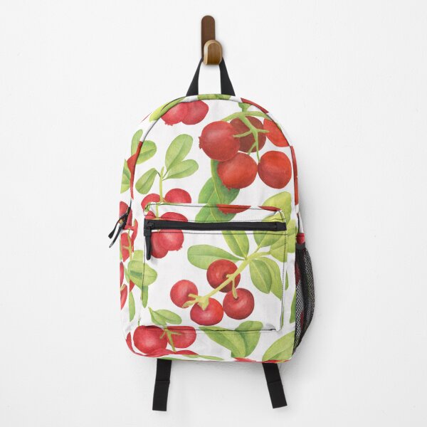 Item preview, Red berry on a branch pattern. Forest berry décor designed and sold by PeacefulArtUkr.