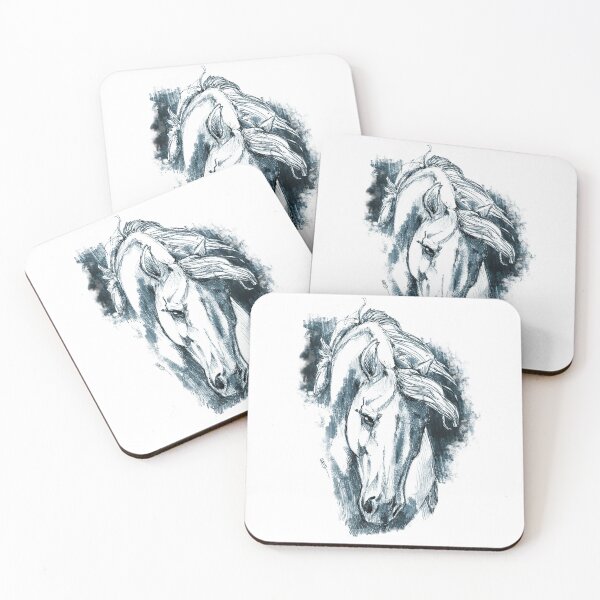 Item preview, horses sketch designed and sold by Sandrina Haug.