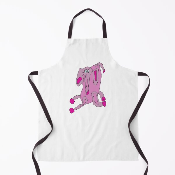 Item preview, Pink Elephant, unrolled line (white background) designed and sold by MentaLee.