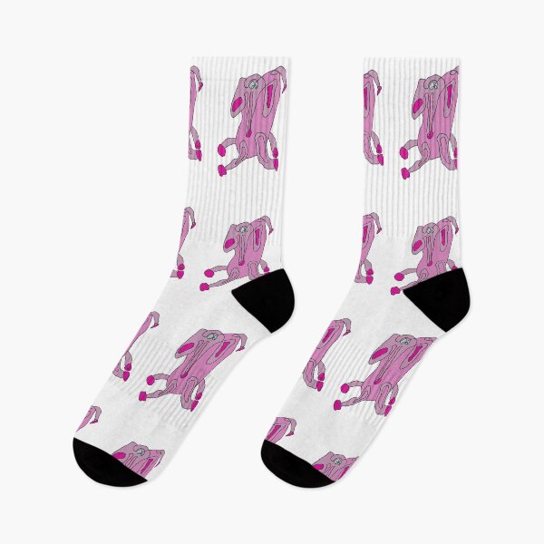 Item preview, Pink Elephant, unrolled line (white background) designed and sold by MentaLee.